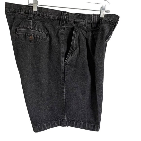 St. John's Bay Men's Black Denim Jean Shorts Size 40 - Picture 2 of 6